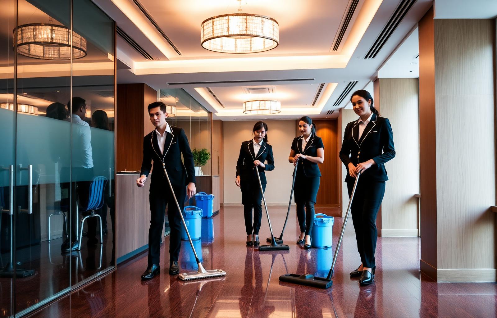 IV Commercial Cleaning Services team